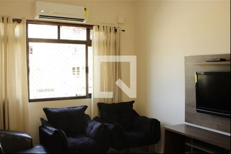 Sala de apartamento para alugar com 2 quartos, 50m² em Balneário Cidade Atlântica, Guarujá