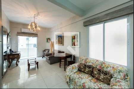 Sala de apartamento para alugar com 1 quarto, 90m² em Boqueirão, Santos
