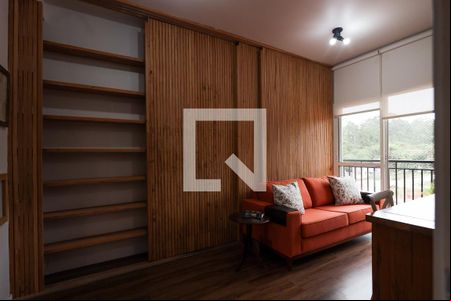 Sala de apartamento para alugar com 1 quarto, 38m² em Granja Viana, Cotia