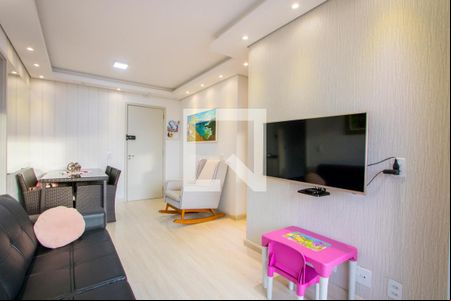 Sala de apartamento à venda com 2 quartos, 50m² em Jardim Jamaica, Santo André