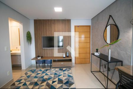 Sala de apartamento para alugar com 1 quarto, 49m² em Setor Marista, Goiânia