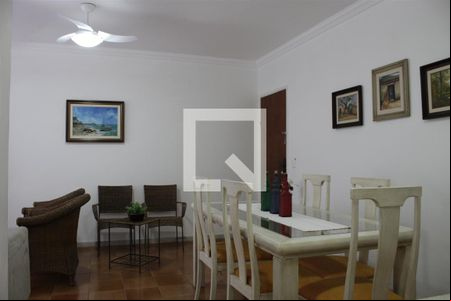 Sala de apartamento para alugar com 2 quartos, 65m² em Jardim Três Marias, Guarujá