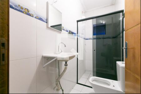 Banheiro  de casa para alugar com 1 quarto, 45m² em Vila Nova Curuçá, São Paulo