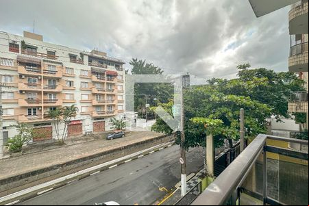 Varanda - vista de apartamento para alugar com 3 quartos, 102m² em Balneario Cidade Atlantica, Guarujá