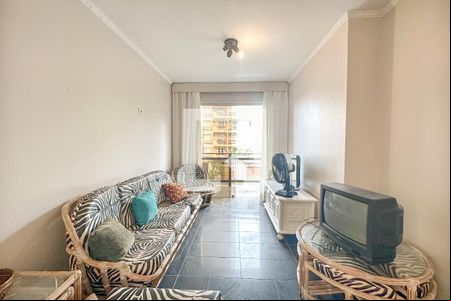 Sala de apartamento para alugar com 3 quartos, 102m² em Balneario Cidade Atlantica, Guarujá