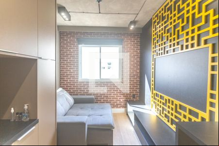 Sala de estar de kitnet/studio à venda com 1 quarto, 36m² em Rudge Ramos, São Bernardo do Campo