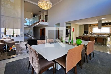 Sala de Jantar de casa de condomínio à venda com 5 quartos, 589m² em Jundiaí Mirim, Jundiaí