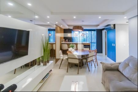 Sala de apartamento à venda com 2 quartos, 93m² em Morro do Espelho, São Leopoldo
