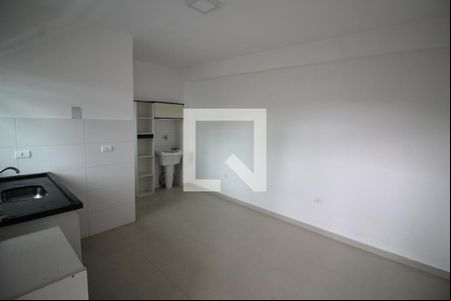 Quarto e Cozinha de kitnet/studio para alugar com 1 quarto, 15m² em Vila Canero, São Paulo