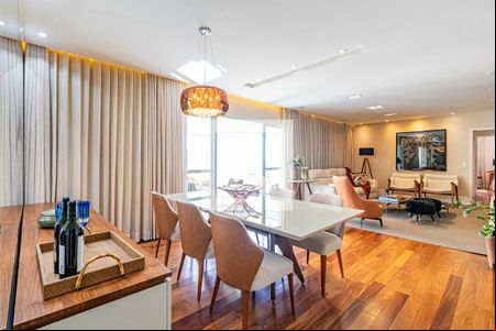 Sala de apartamento à venda com 3 quartos, 171m² em Jardim Arpoador, São Paulo
