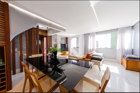 Sala de apartamento para alugar com 2 quartos, 130m² em São Pedro, Belo Horizonte