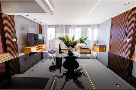 Sala de apartamento para alugar com 2 quartos, 130m² em São Pedro, Belo Horizonte