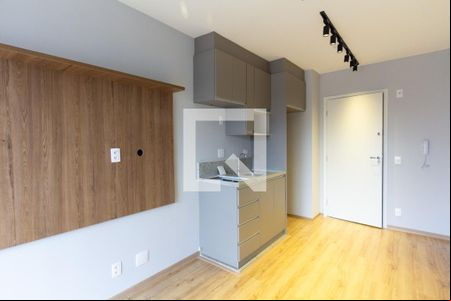 Sala/Cozinha de apartamento para alugar com 1 quarto, 31m² em Indianópolis, São Paulo