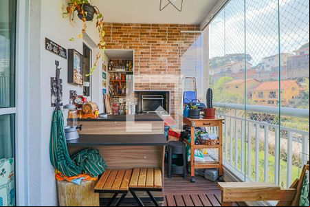 Sala - Varanda de apartamento para alugar com 3 quartos, 82m² em Jardim das Vertentes, São Paulo