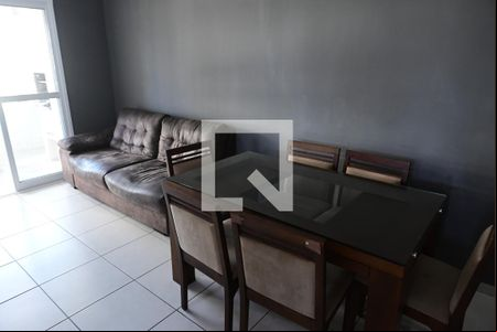 Sala de apartamento para alugar com 1 quarto, 44m² em Guilhermina, Praia Grande