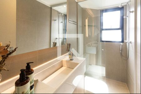 Banheiro de apartamento para alugar com 1 quarto, 35m² em Vila Nova Conceição, São Paulo