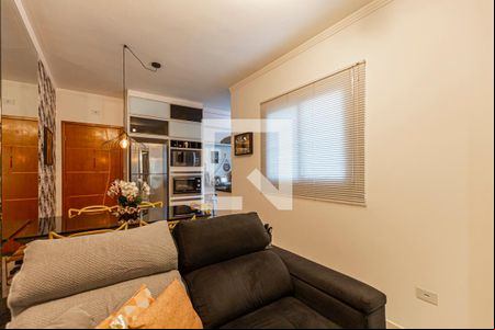 Sala de apartamento à venda com 2 quartos, 80m² em Vila Linda, Santo André