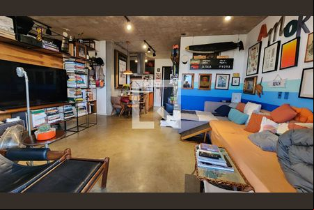 Sala de apartamento para alugar com 2 quartos, 126m² em Embaré, Santos