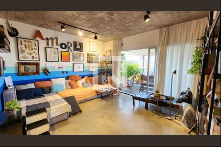 Sala de apartamento para alugar com 2 quartos, 126m² em Embaré, Santos