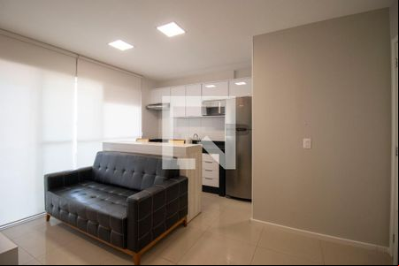 Sala de apartamento para alugar com 1 quarto, 46m² em Jardim Goiás, Goiânia