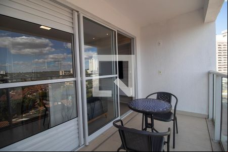 Varanda de apartamento para alugar com 1 quarto, 46m² em Jardim Goiás, Goiânia