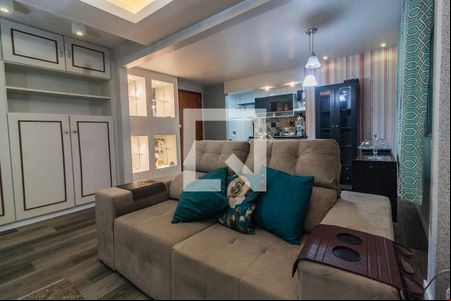 Sala de apartamento para alugar com 2 quartos, 56m² em Coqueiros, Florianópolis