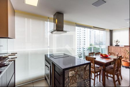 Varanda gourmet de apartamento à venda com 2 quartos, 79m² em Indianópolis, São Paulo