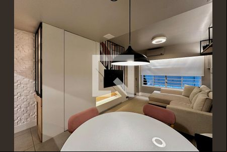Sala  de casa para alugar com 3 quartos, 100m² em Brooklin, São Paulo