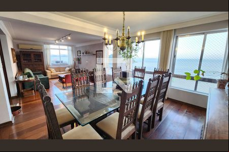 Sala de Jantar de apartamento para alugar com 4 quartos, 196m² em José Menino, Santos