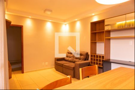 Sala de apartamento para alugar com 1 quarto, 48m² em Subsetor Sul - 7 (s-7), Ribeirão Preto