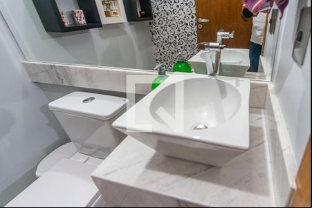 Lavabo de casa à venda com 4 quartos, 280m² em Parque São Vicente, Santo André