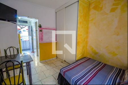 Sala/Quarto de kitnet/studio para alugar com 1 quarto, 30m² em Guilhermina, Praia Grande