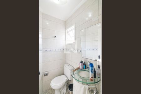 Lavabo de casa de condomínio à venda com 3 quartos, 122m² em Vila América, Santo André