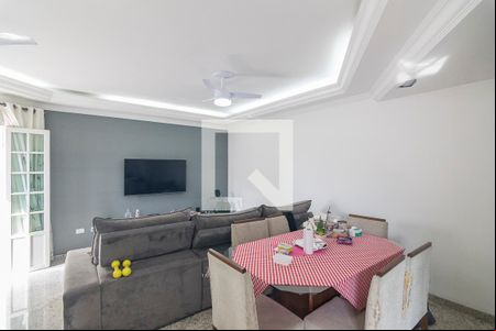 Sala de casa de condomínio à venda com 3 quartos, 122m² em Vila América, Santo André