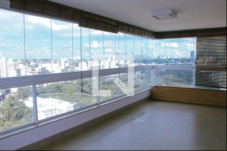 Varanda da Sala de apartamento para alugar com 3 quartos, 144m² em Setor Oeste, Goiânia