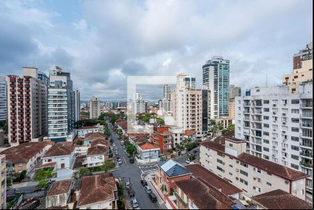Vista de apartamento para alugar com 2 quartos, 86m² em Boqueirão, Santos
