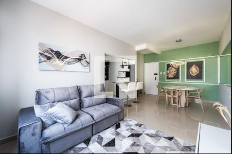 Sala de apartamento para alugar com 2 quartos, 86m² em Boqueirão, Santos
