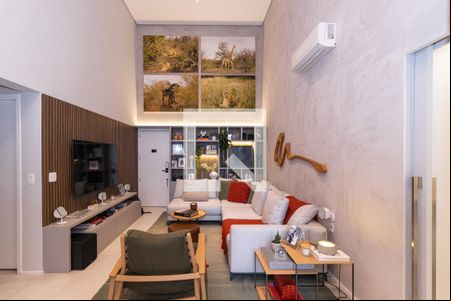 Sala de apartamento para alugar com 2 quartos, 120m² em Vila Olímpia, São Paulo