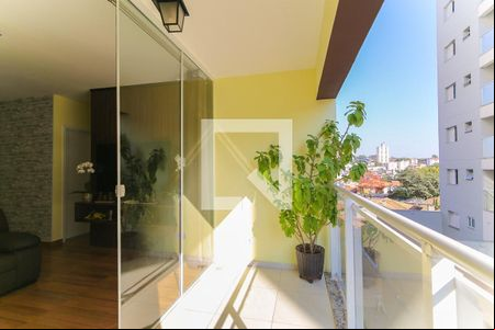 Varanda da Sala de apartamento à venda com 2 quartos, 64m² em Parque Assunção, Taboão da Serra
