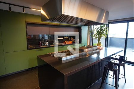 Cozinha de apartamento para alugar com 1 quarto, 230m² em Santa Lúcia, Belo Horizonte