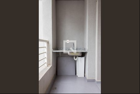 Varanda de kitnet/studio para alugar com 1 quarto, 42m² em Centro, São Bernardo do Campo
