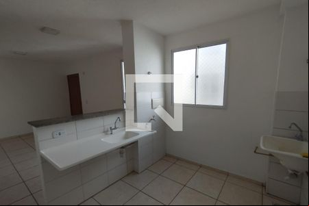 Cozinha - Lavanderia de apartamento para alugar com 2 quartos, 50m² em Jardim Silvio alacqua, Ribeirão Preto