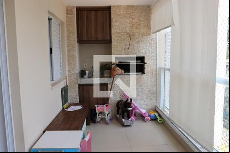 Varanda  de apartamento para alugar com 3 quartos, 103m² em Jardim Vazani, São Paulo