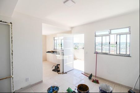 Sala de apartamento para alugar com 2 quartos, 60m² em Andrade Araujo, Belford Roxo