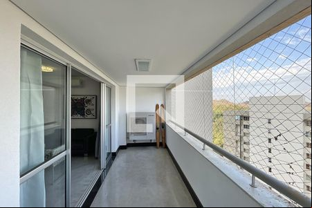 Varanda de apartamento para alugar com 3 quartos, 105m² em Vale do Sereno, Nova Lima