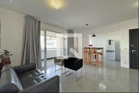 Sala de apartamento para alugar com 3 quartos, 105m² em Vale do Sereno, Nova Lima