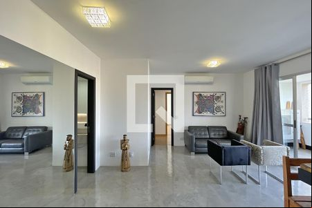 Sala de apartamento para alugar com 3 quartos, 105m² em Vale do Sereno, Nova Lima
