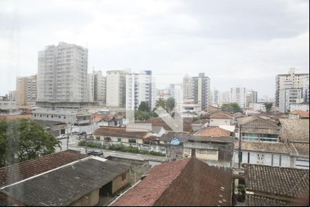 Quarto/ vista de apartamento para alugar com 1 quarto, 50m² em Guilhermina, Praia Grande