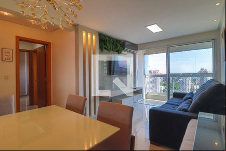 Sala de apartamento para alugar com 2 quartos, 64m² em Setor Oeste, Goiânia