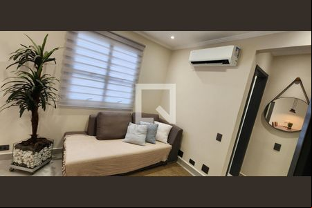 Detalhe Sala de apartamento para alugar com 1 quarto, 62m² em Aparecida, Santos